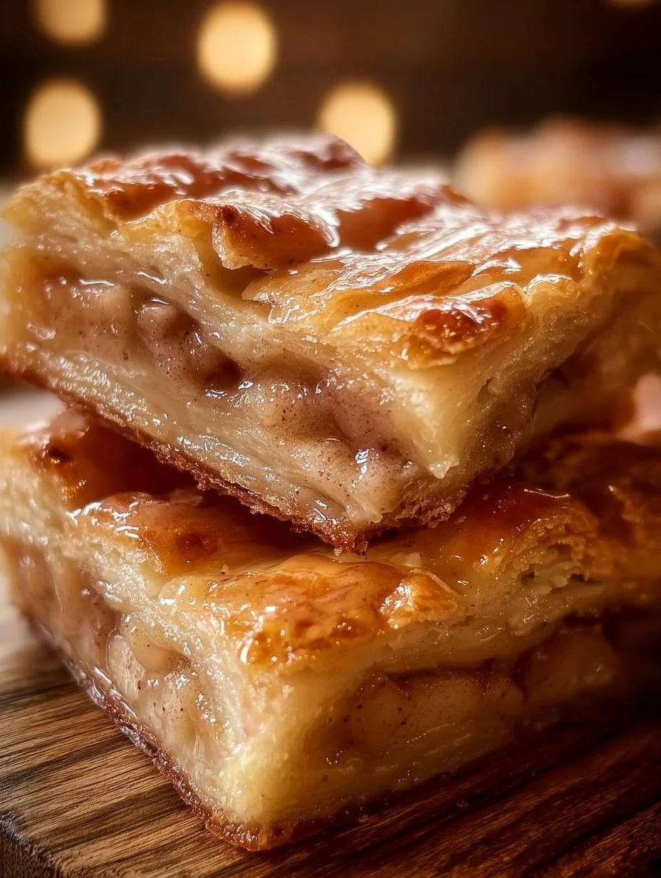Glazed Apple Slab Pie
