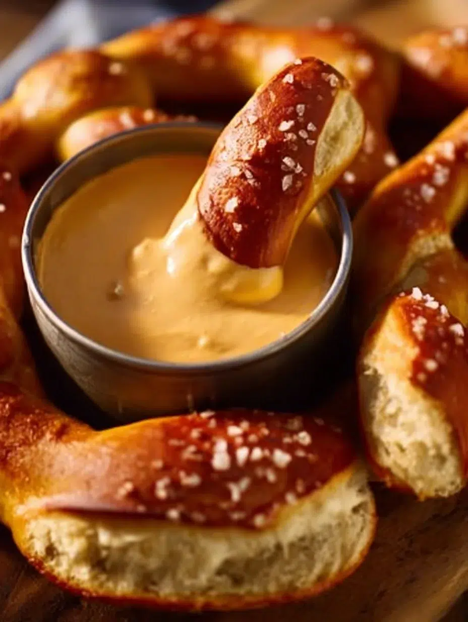 Delicious gluten-free soft pretzels ready to be enjoyed.