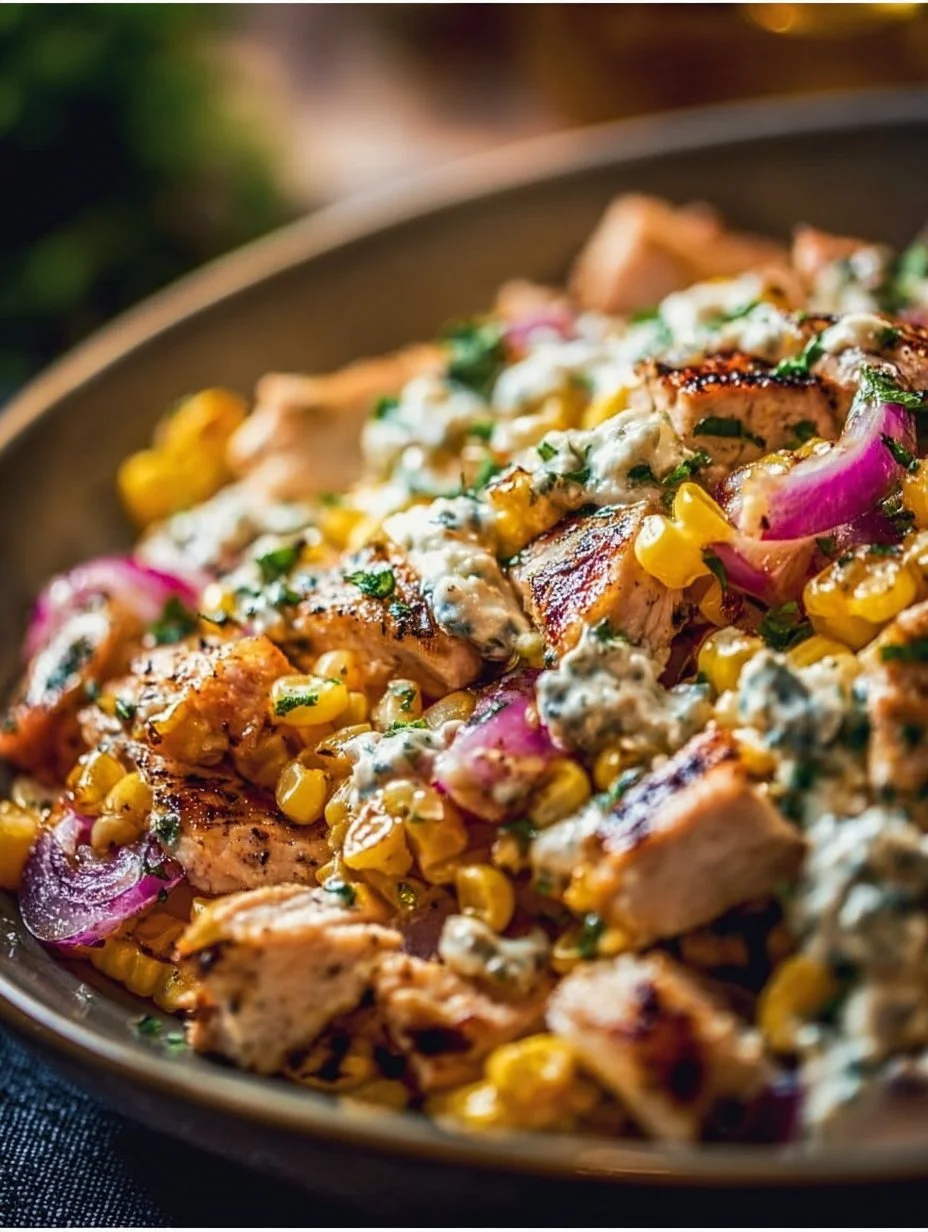 Healthy Chicken and Street Corn Bowls for Summer