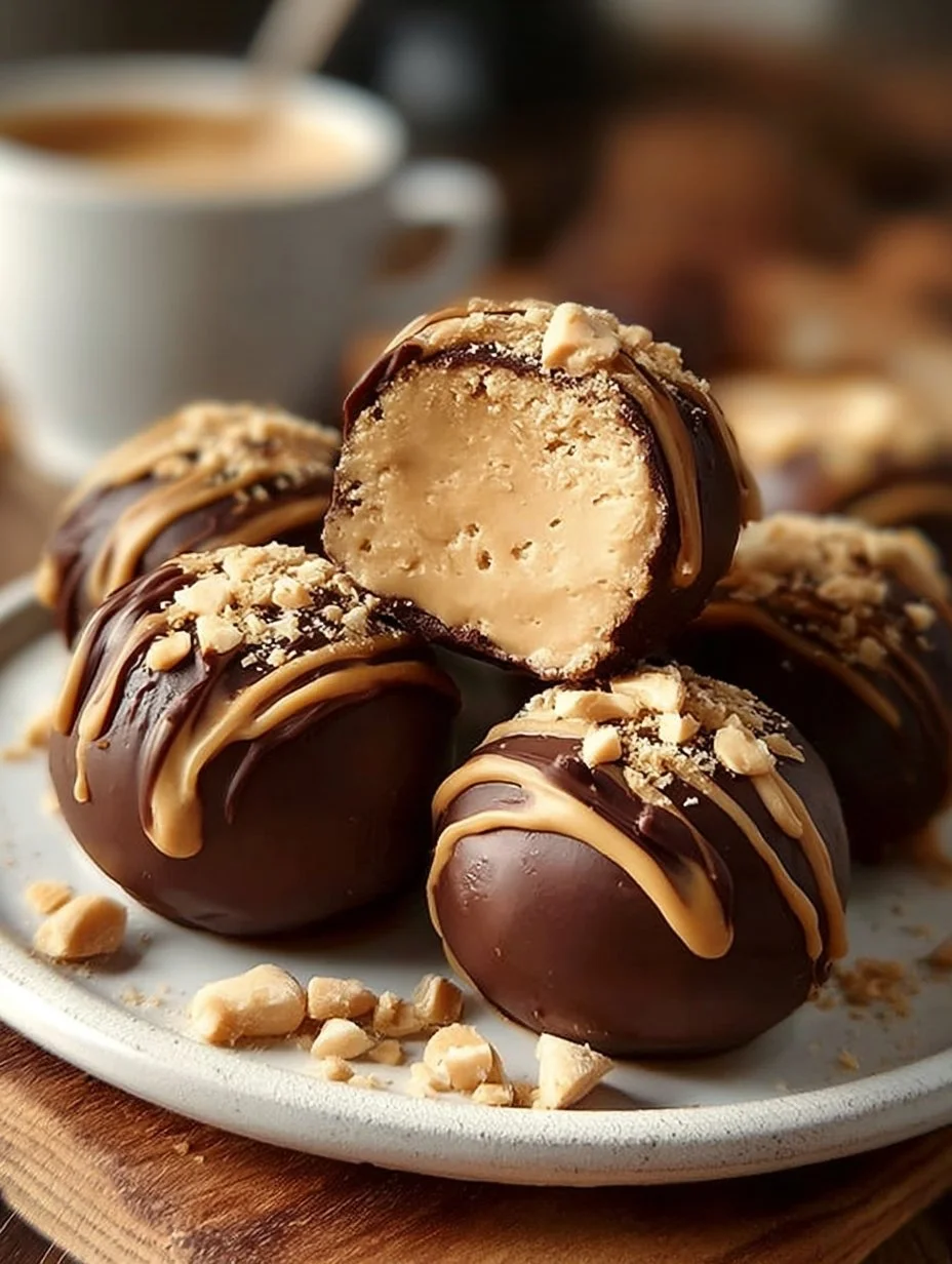 High Protein Frozen Peanut Butter Greek Yogurt Bites