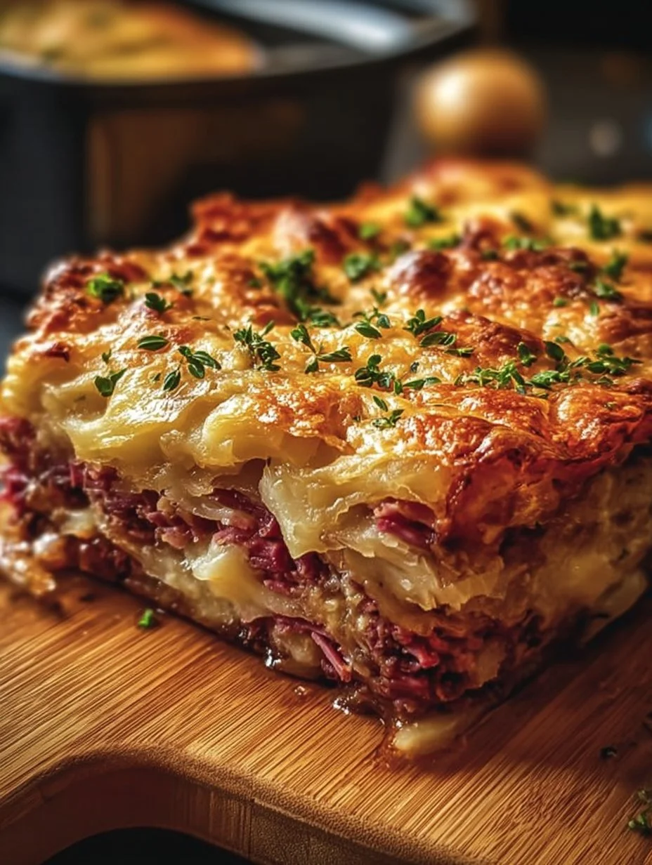 Homemade Reuben Bake