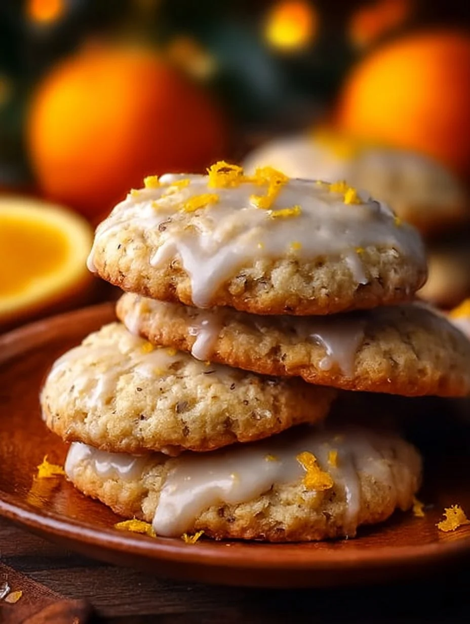 Irresistible Spiced Orange Clove Cookies with Zesty Glaze