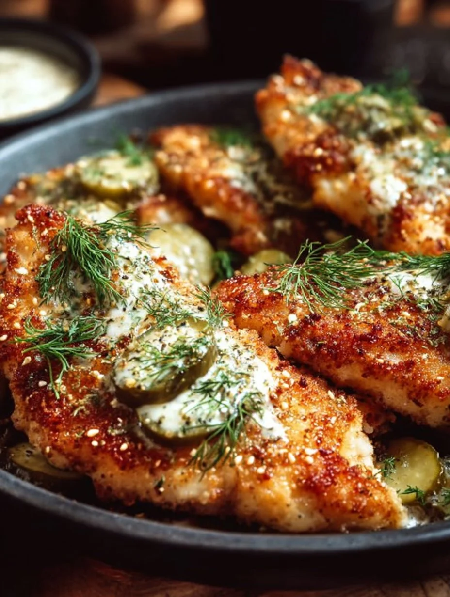 Irresistibly Bold Dill Pickle Parmesan Chicken for Family Dinners