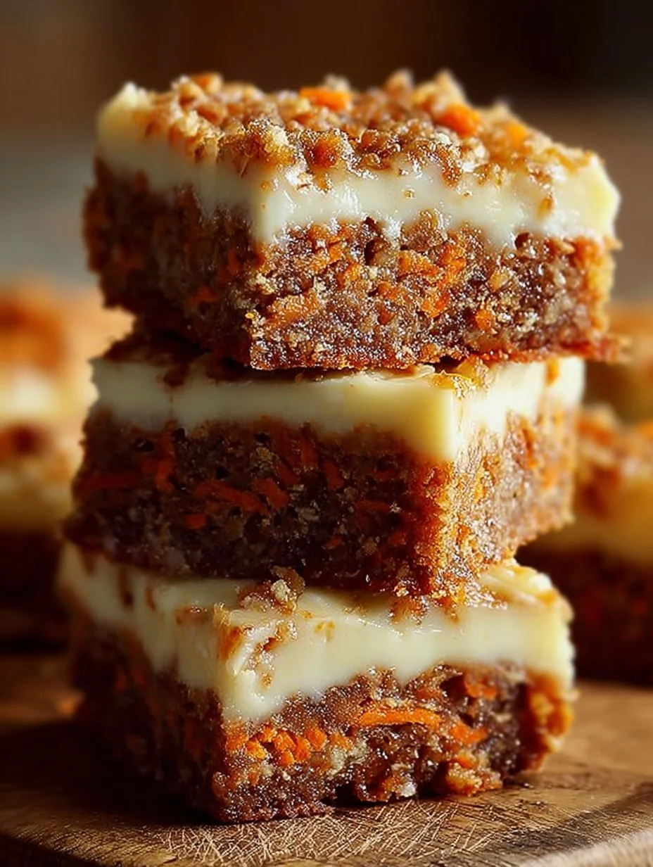 Irresistibly Indulgent Carrot Cake Cream Cheese Bars