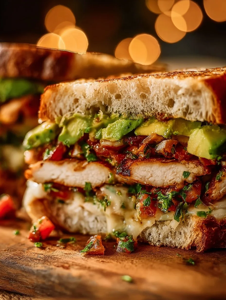 Loaded Chicken & Avocado Sandwich
