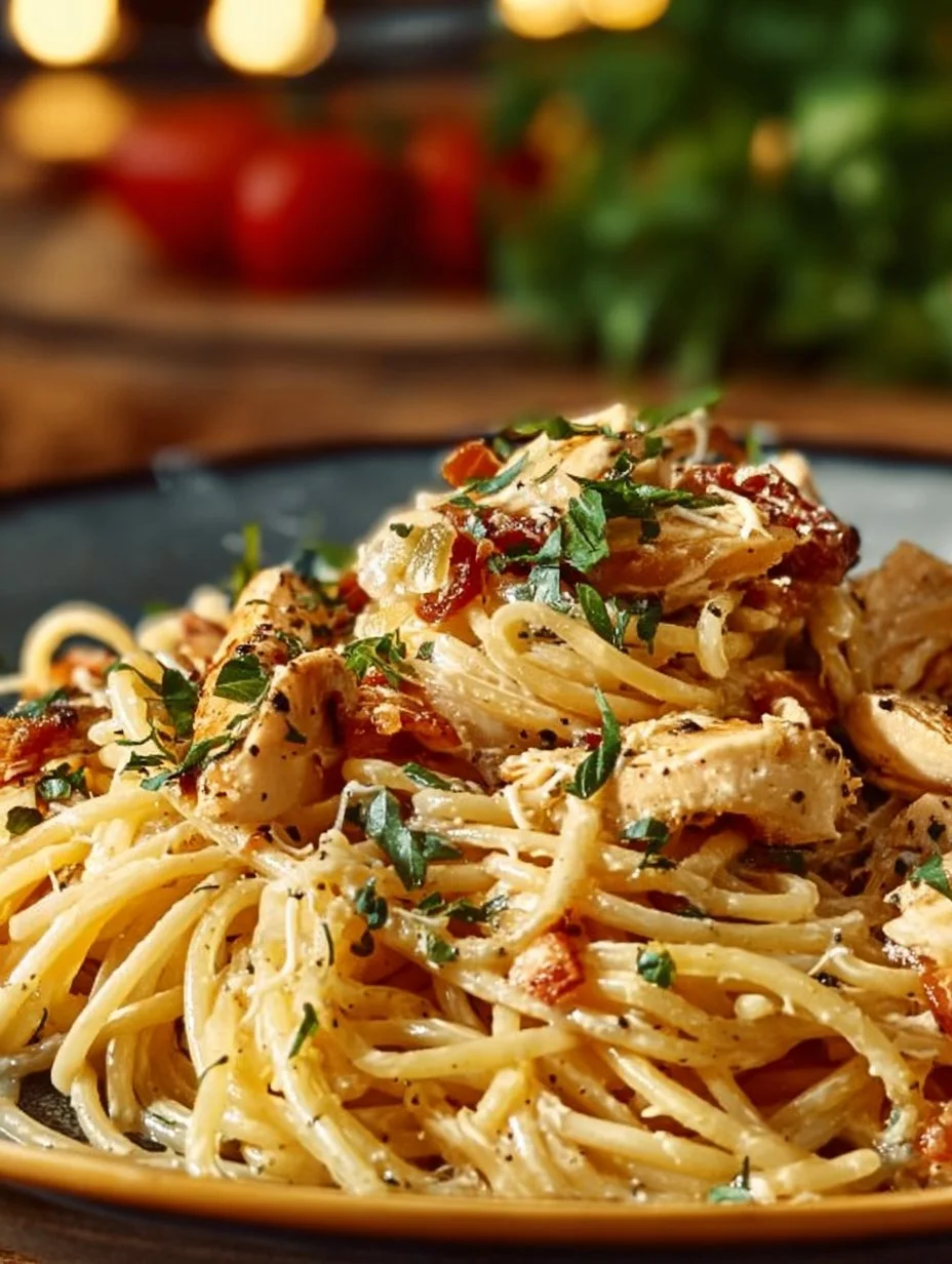 Monterey Chicken Spaghetti