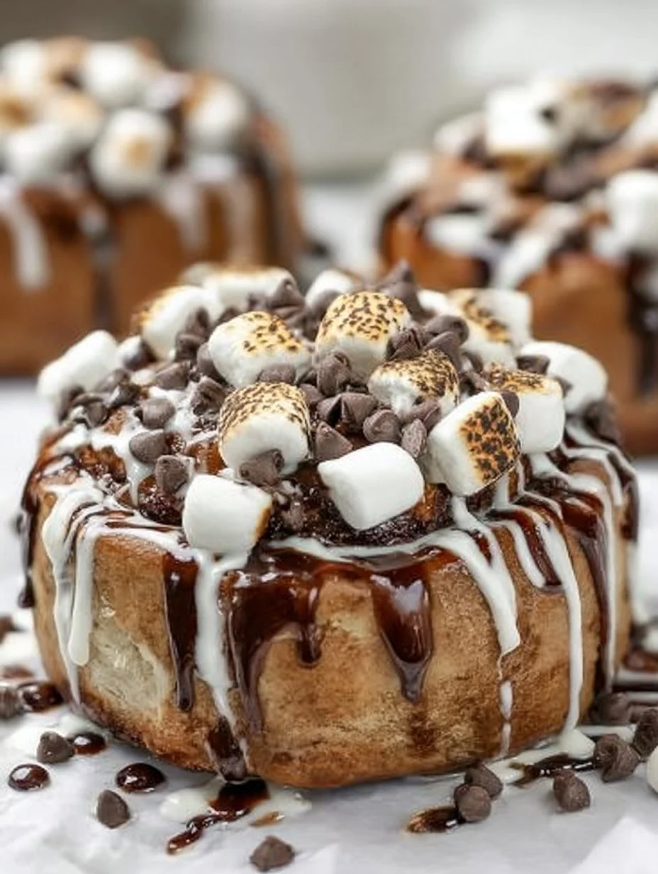 Delicious homemade cinnamon rolls topped with icing, perfect for breakfast.