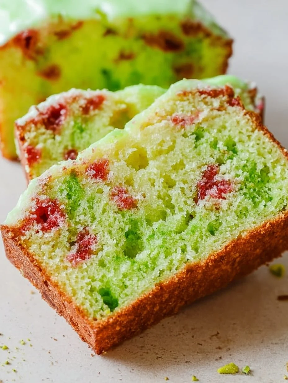 Freshly baked Pistachio Cherry Bread with nuts and cherries
