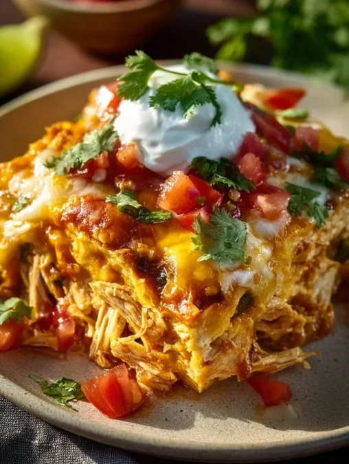 shredded chicken enchilada casserole - shredded chicken enchilada casserole 2026 01 20 123719 508x67