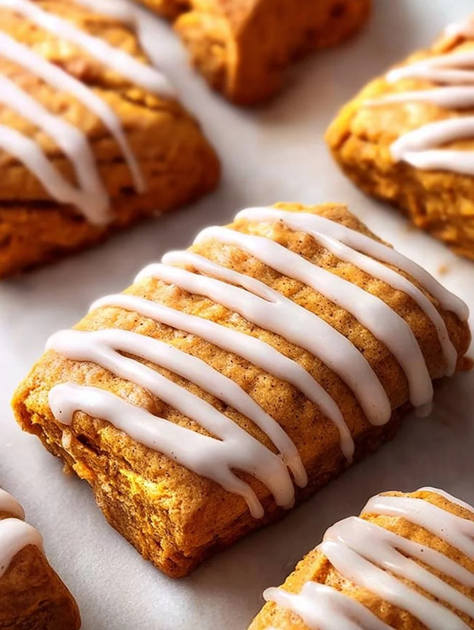 Simple Starbucks pumpkin scones ready for a delightful fall treat.