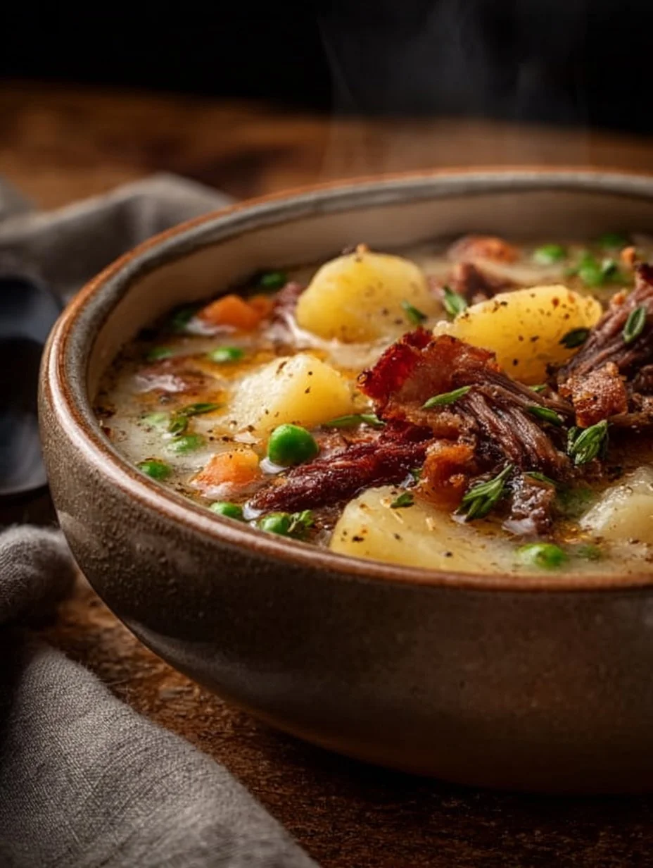 Smoked Brisket Potato Soup
