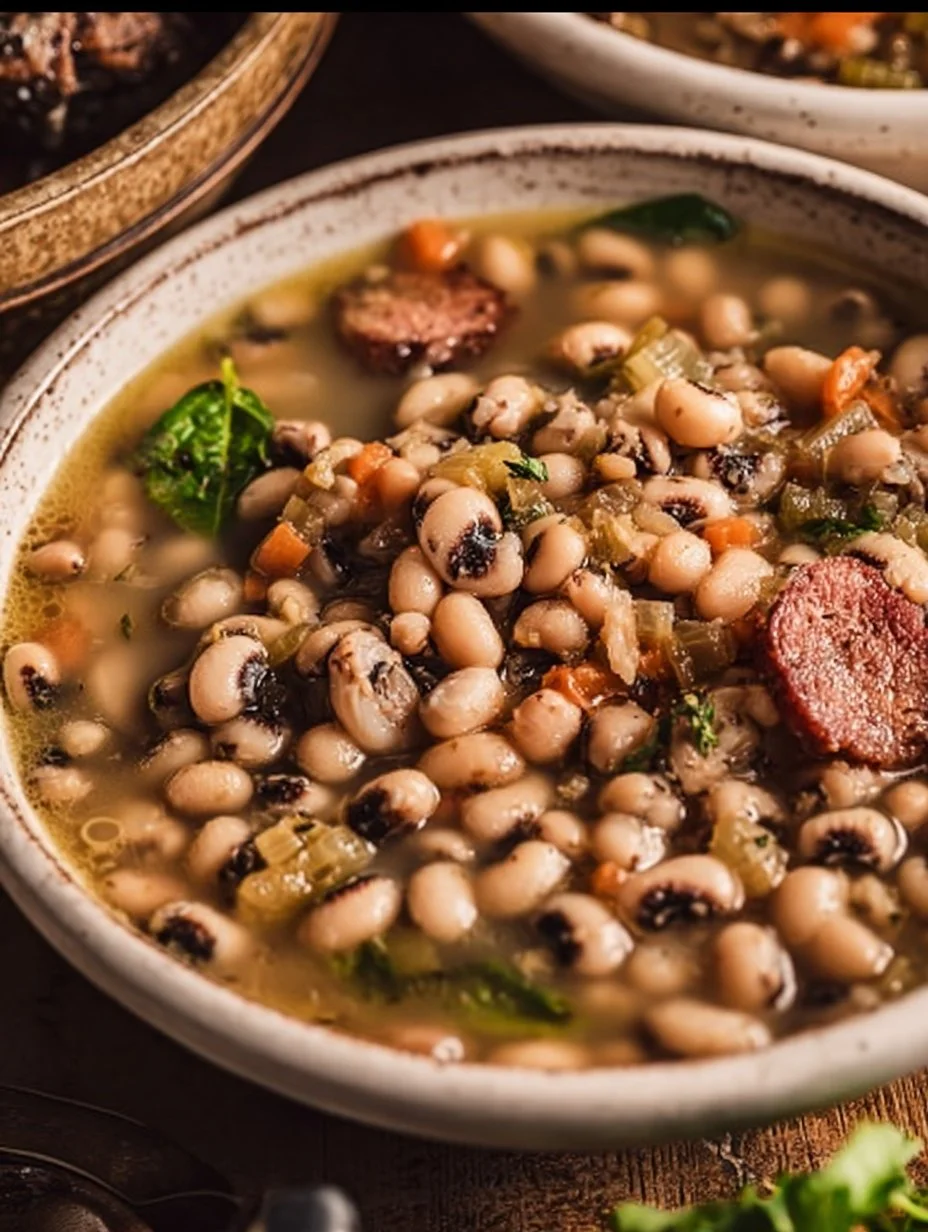 Southern Black Eyed Peas - Loaded with Flavor