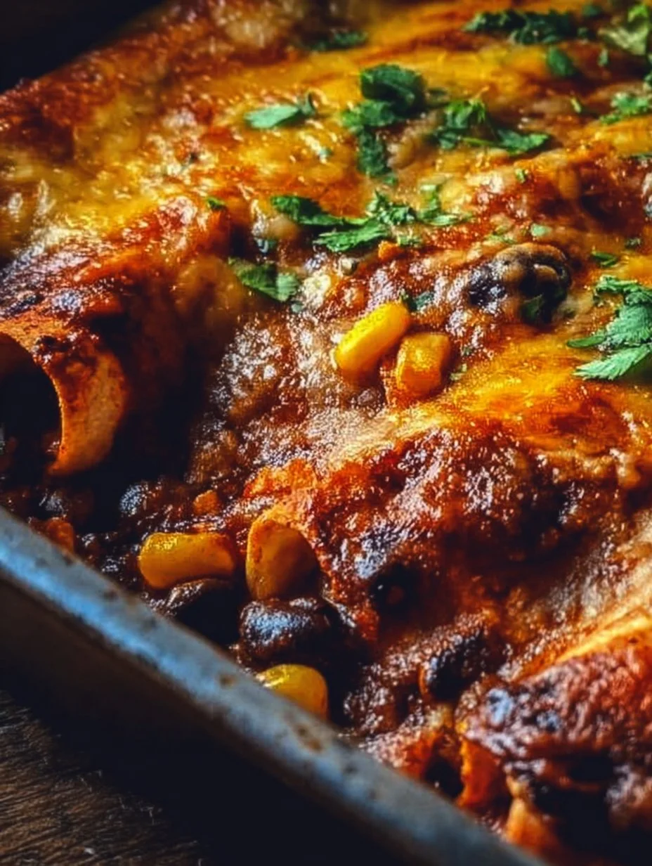 Vegetarian Black Bean Enchiladas: 1 Flavorful Tex-Mex Favorite