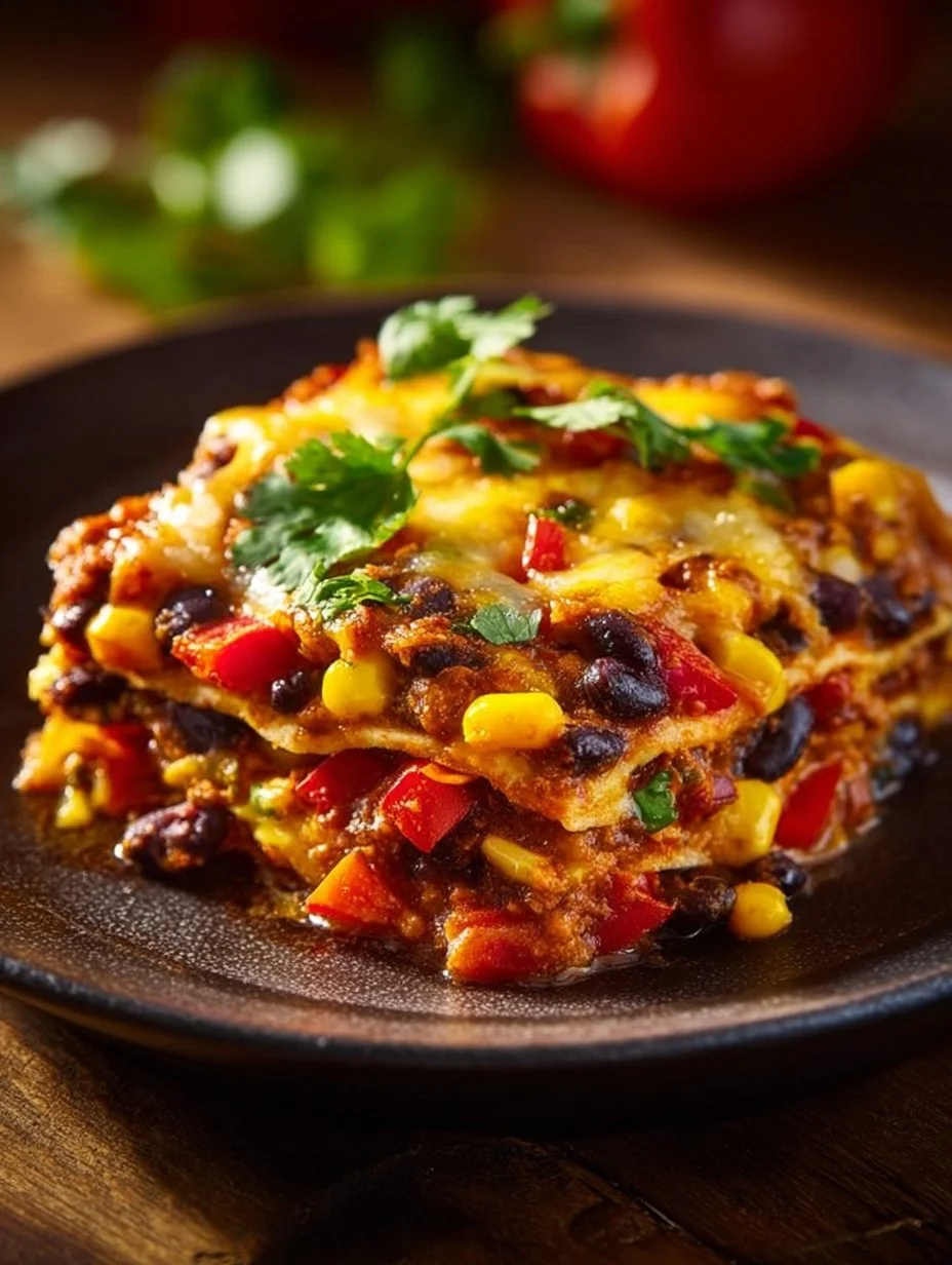 Vegetarian Enchilada Casserole