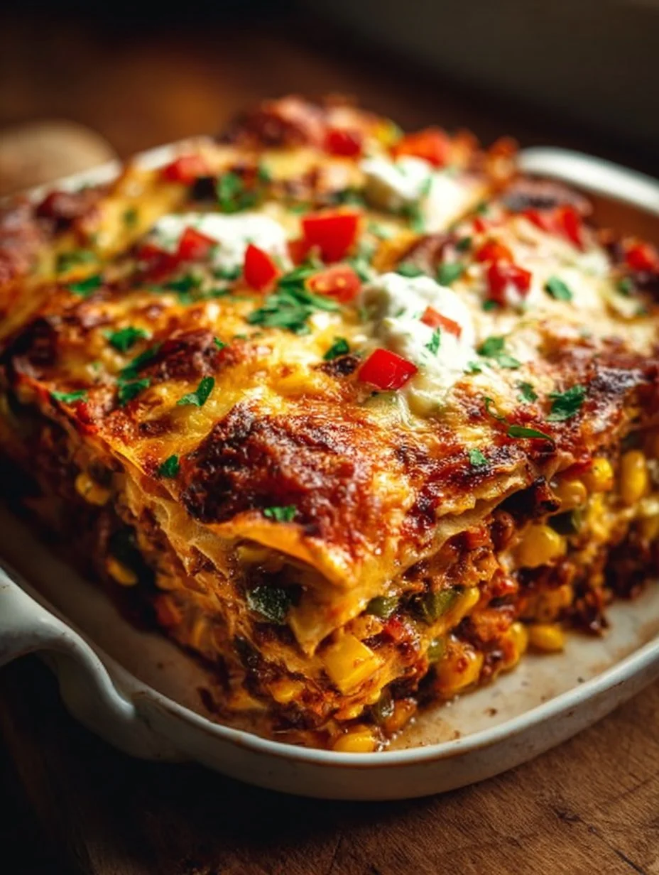 Vegetarian Enchilada Casserole