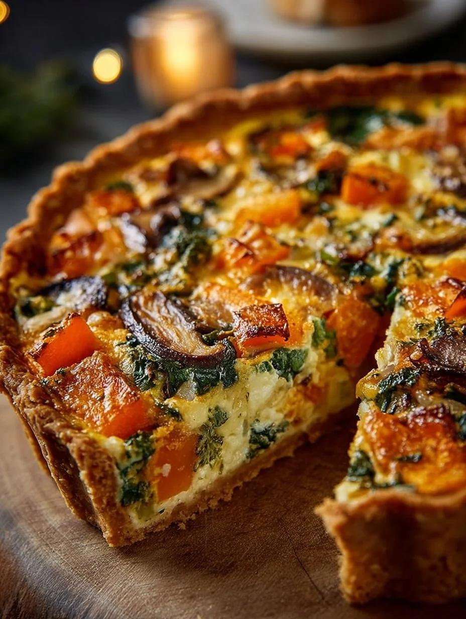Winter Vegetable Quiche