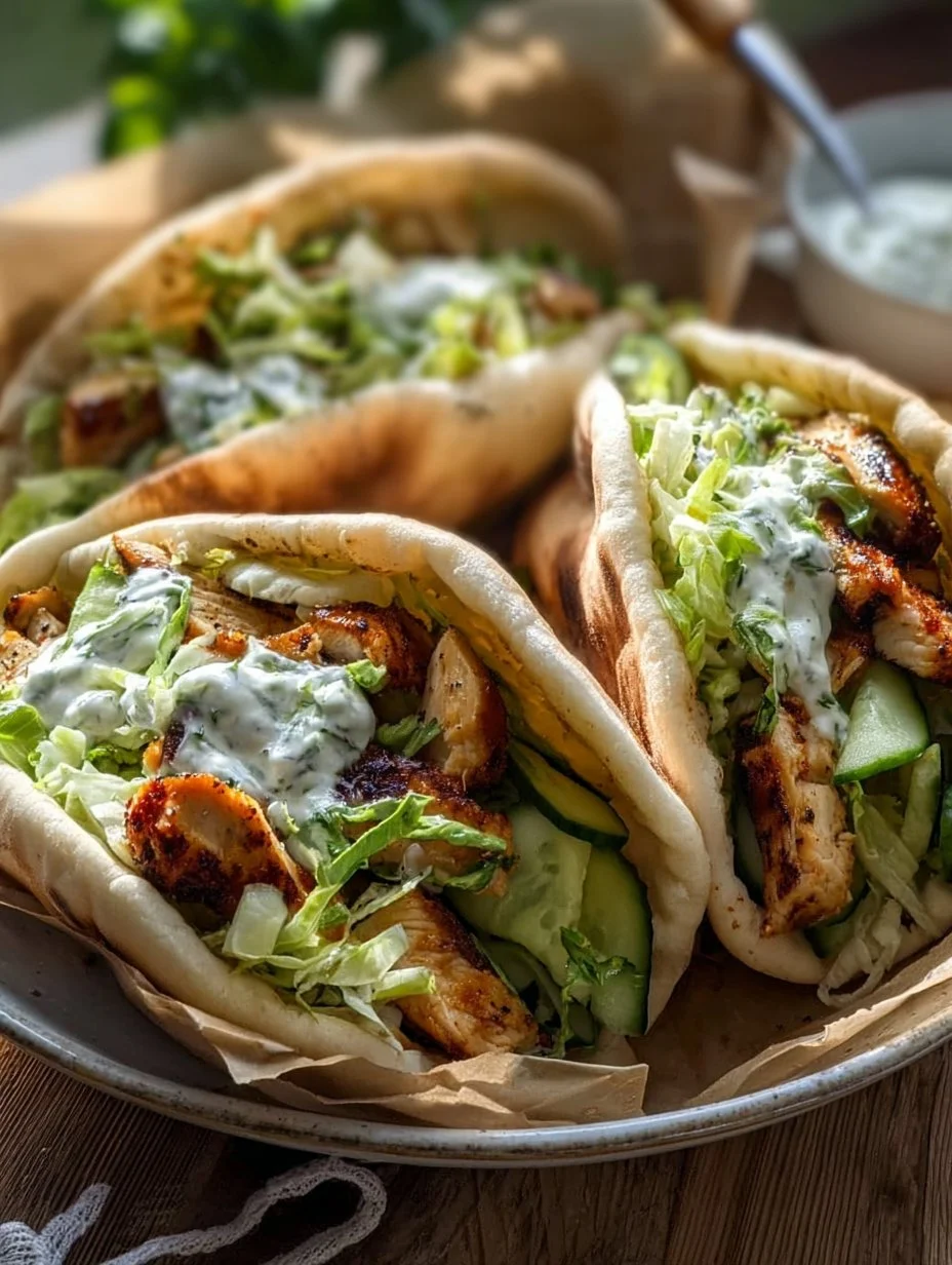 Sheet Pan Chicken Pitas with Herby Ranch