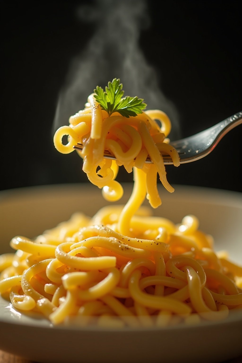 Easy Pasta salad close-up texture