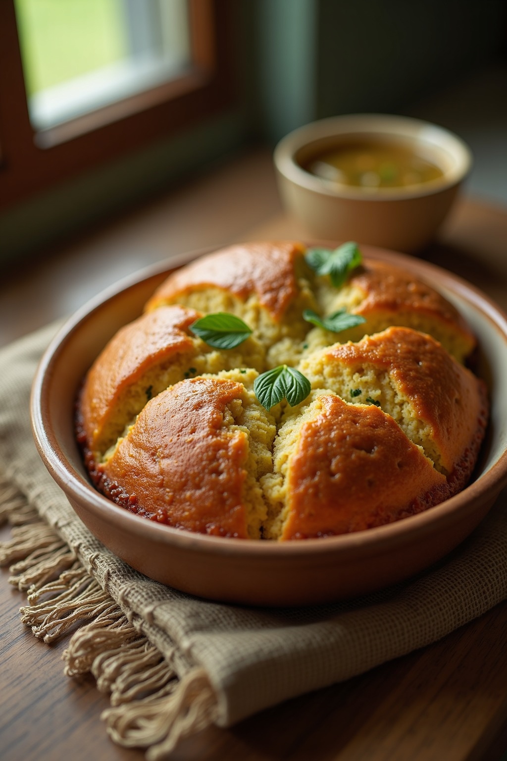 Healthy Zucchini bread — overhead shot