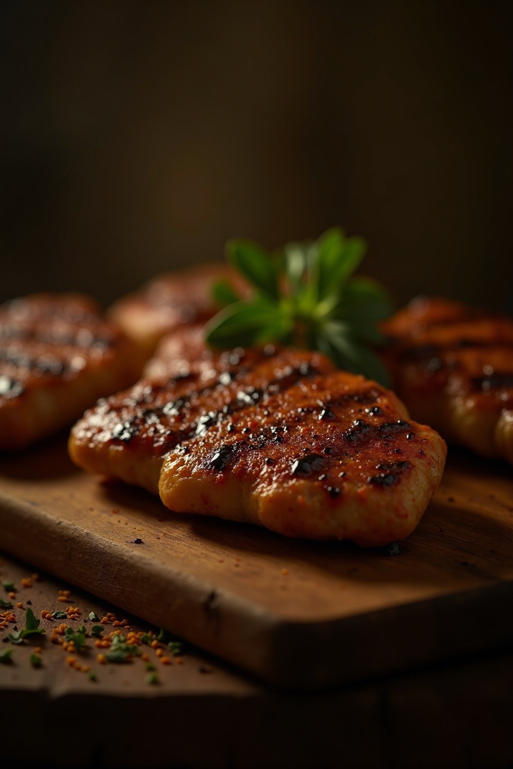 Best Summer grilling — overhead shot