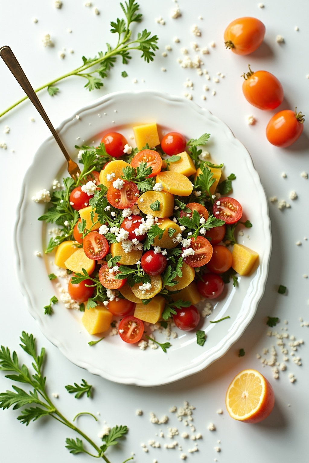 Best Summer salads — overhead shot