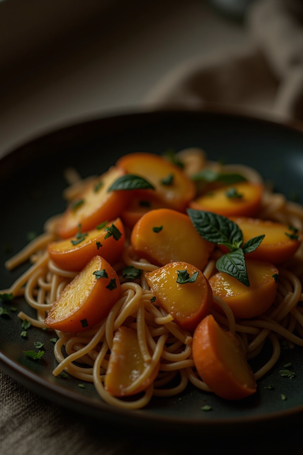 Easy Peach recipes — overhead shot