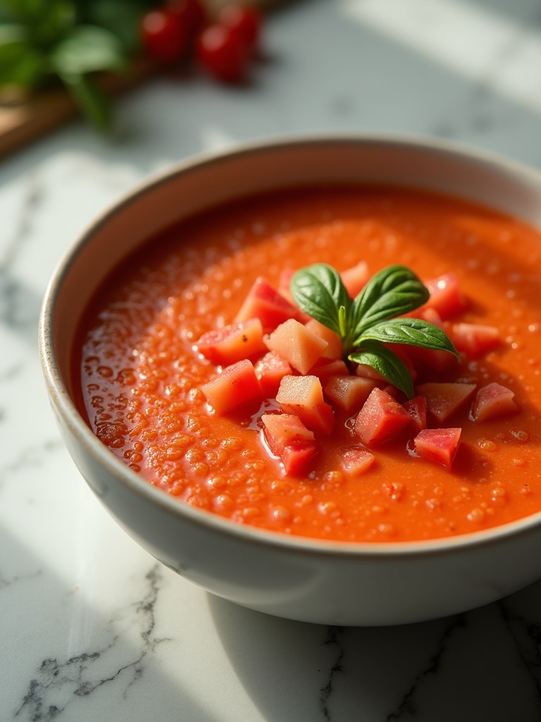 Best Gazpacho recipes — overhead shot