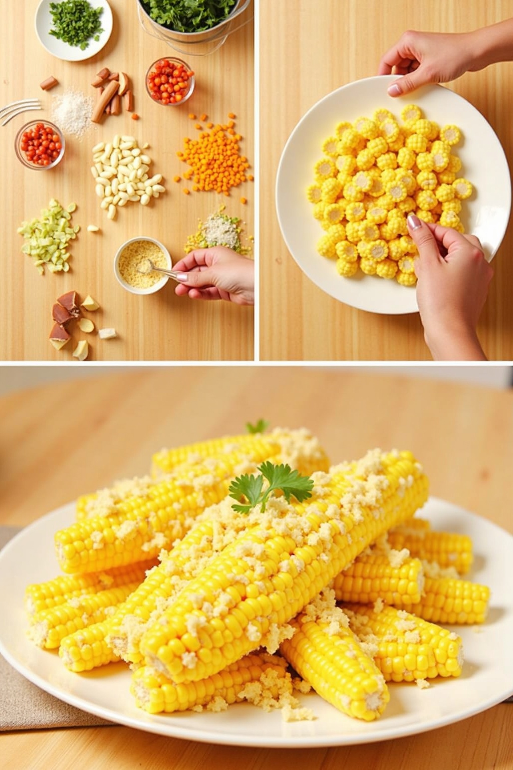 Best Grilled corn step by step preparation