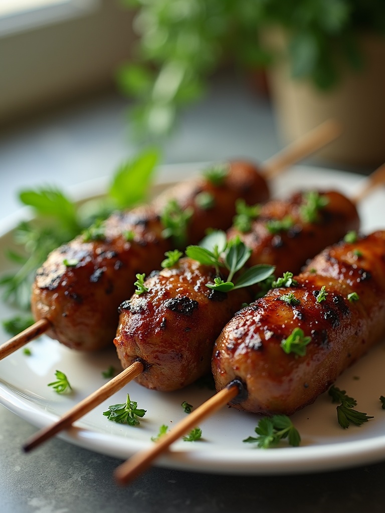Best Summer grilling — overhead shot