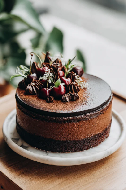 chocolate cake recipe: 5-Minute Decadent Delight with roasted vegetables and herbs in a baking dish