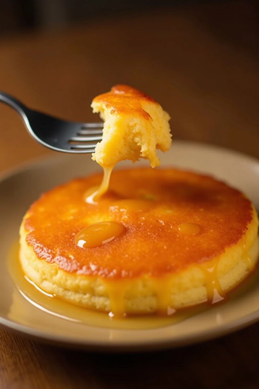 Whipping egg whites into stiff peaks for Japanese soufflé pancakes.
